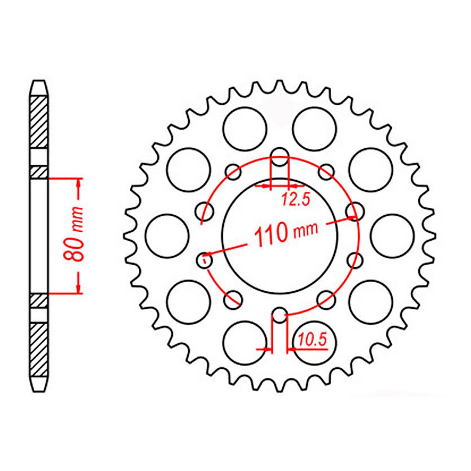 Sprocket Kit Honda VFR750F (RC24) 86-87 - 530XRE 16/45