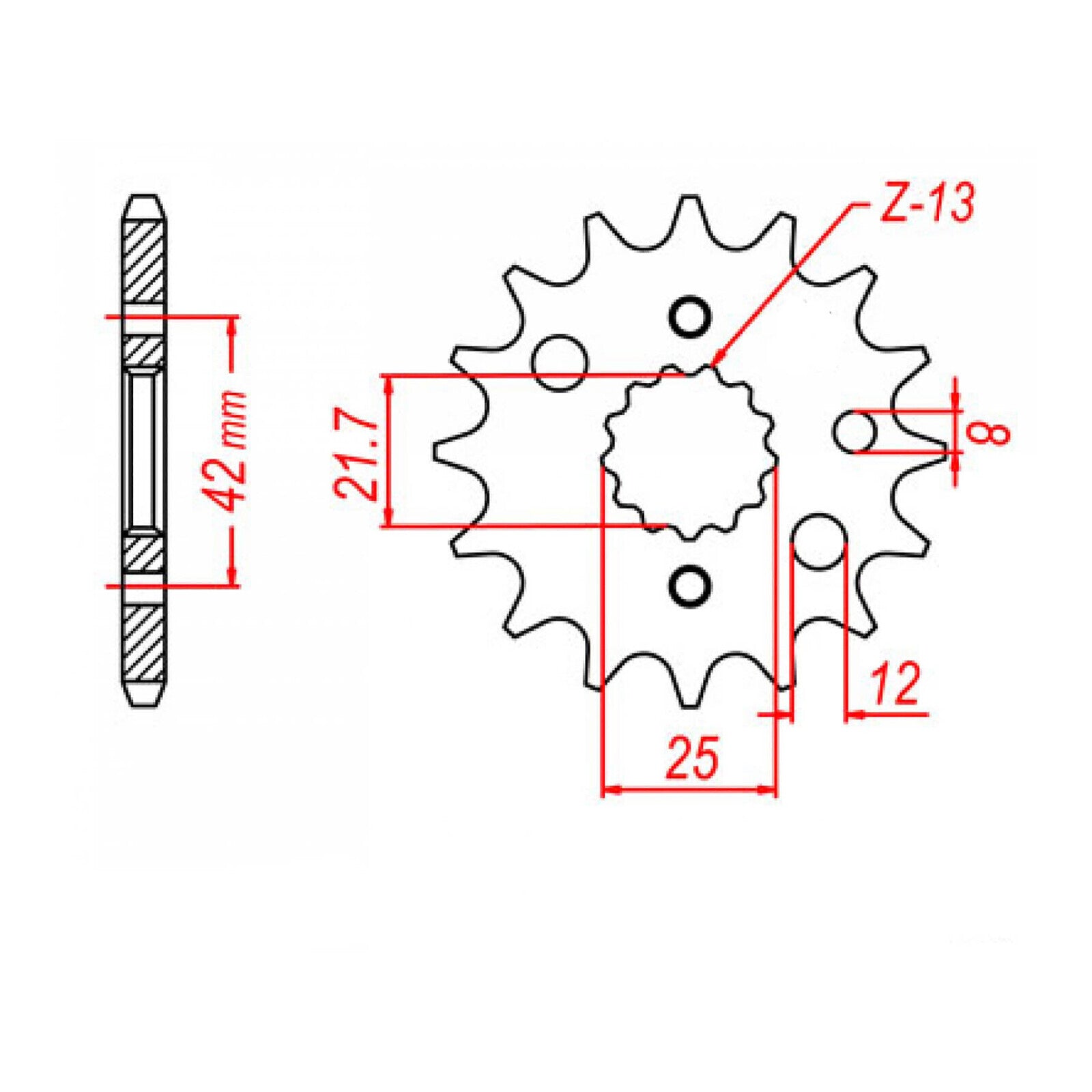 Sprocket Kit Suzuki TL1000S (economy) - 530XRE 17/38