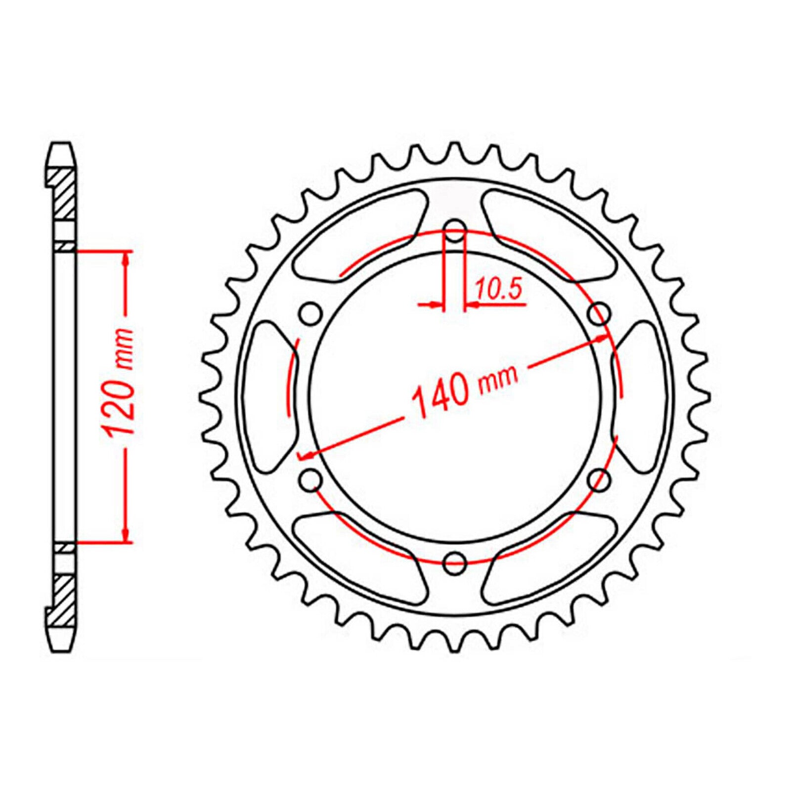 Sprocket Kit Suzuki TL1000S (economy) - 530XRE 17/38