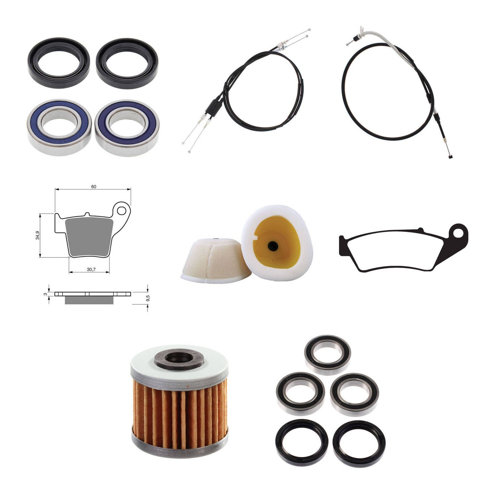 Offroad Refurb Kit - Honda CRF450R '09-'12