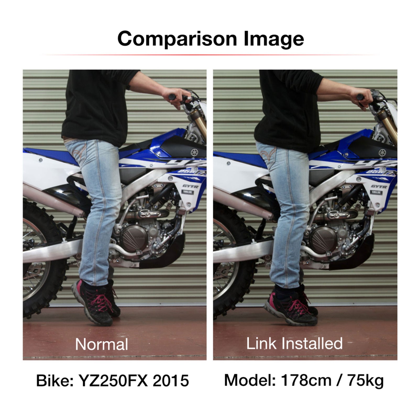 Zeta RSL-LowDown -27mm KTM SX/SXF/XC/XCF '23- Orange