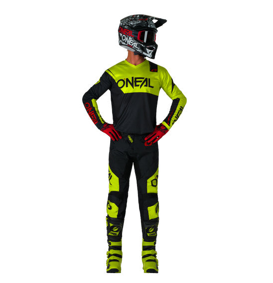 O'Neal 2026 ELEMENT Racewear Jersey - Black/Neon Yellow