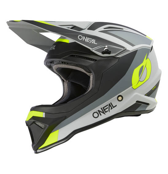 O'Neal Youth 1SRS STREAM Helmet - Black/Neon Yellow