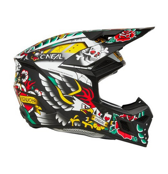 O'Neal Youth 3SRS INKED Helmet - Multi