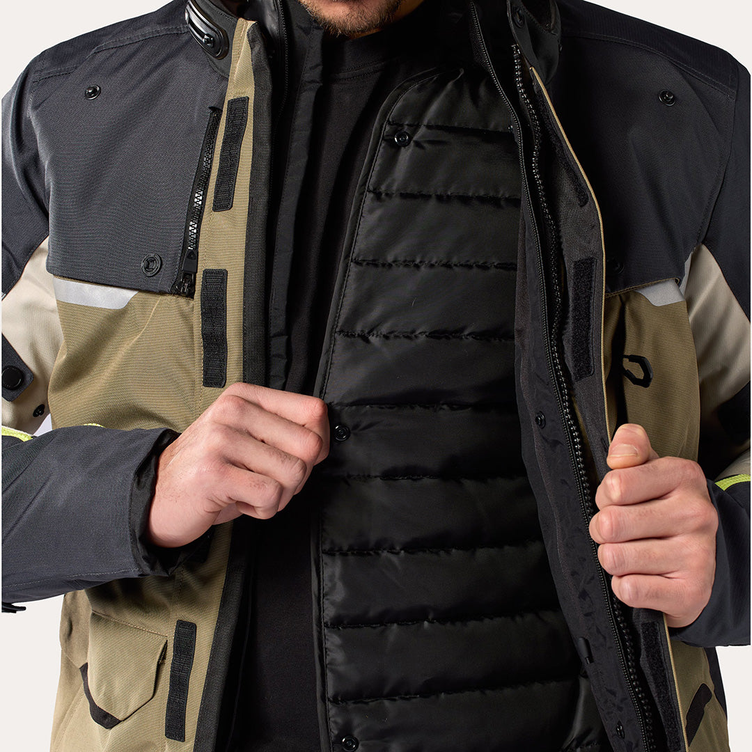 Jacket Outback 4 H2O - Green Anthracite a