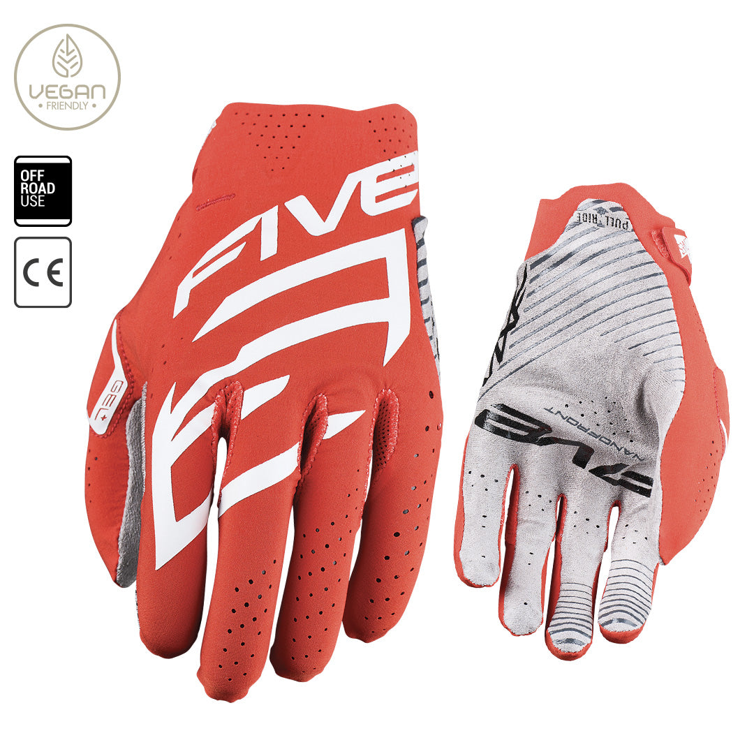 FIVE MXF RACE gloves - Red