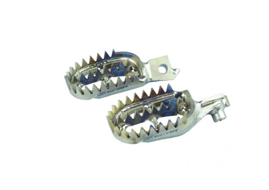 SCAR GRIPPER FOOT PEGS - TITANIUM