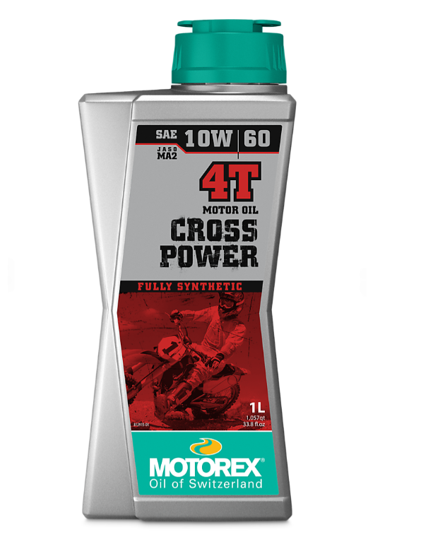 MOTOREX CROSS POWER 4T SAE 10W/60 MA2 1L