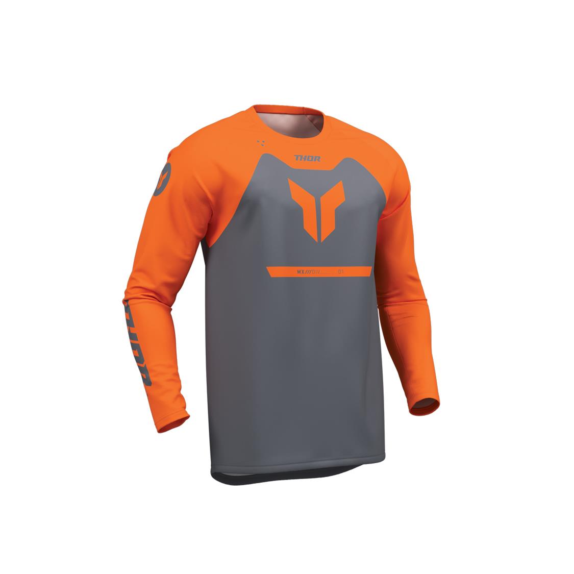 THOR MX JERSEY YOUTH RIDEMODE MENACE CHARCOAL