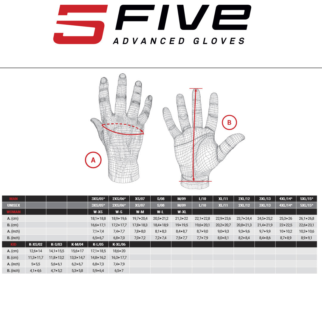 FIVE GT1 EVO GTX Gloves