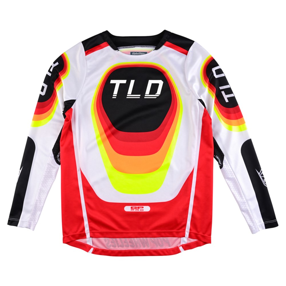 YOUTH GP PRO JERSEY REVERB RED / WHITE