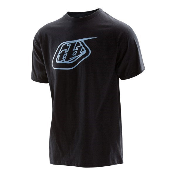 LOGO TEE BLACK/ LT. BLUE