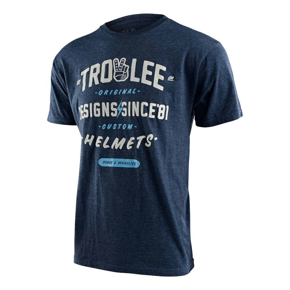 ROLL OUT SHORT SLEEVE TEE NAVY HEATHER