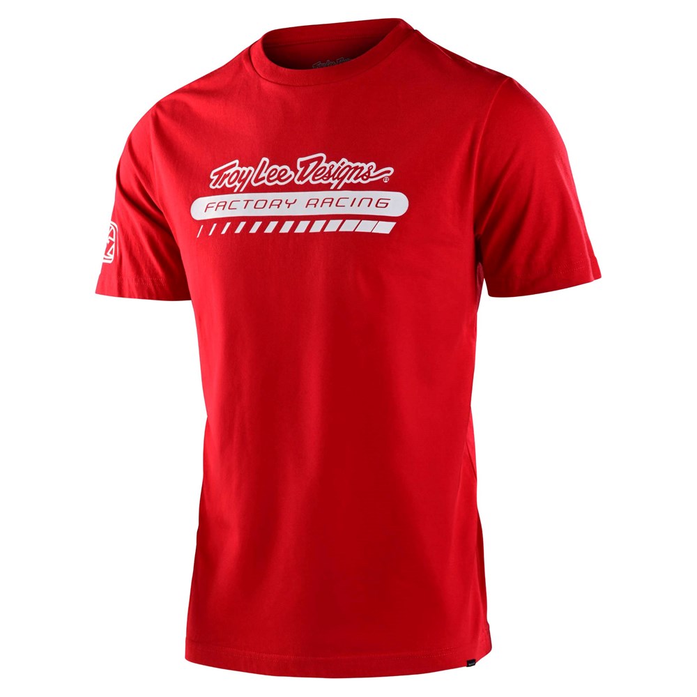 TLD FACTORY RACING SHORT SLEEVE TEE RED