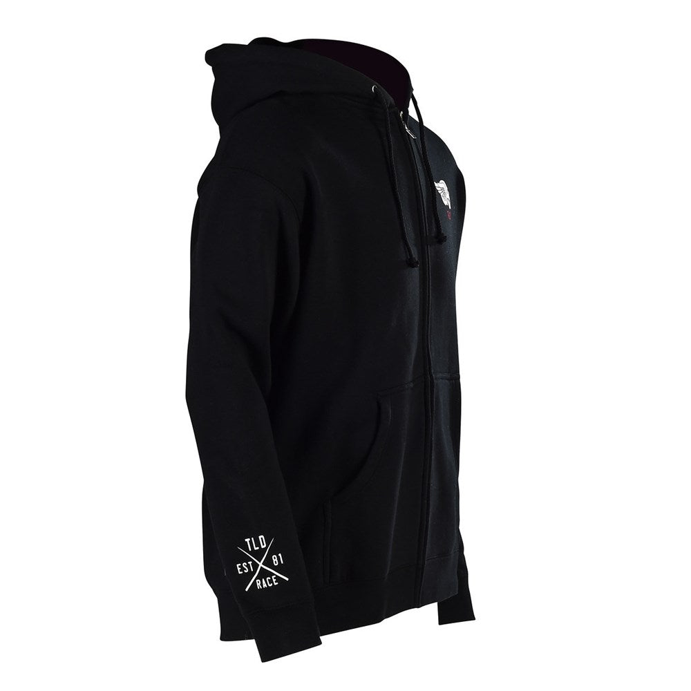 SKULLY ZIP UP BLACK