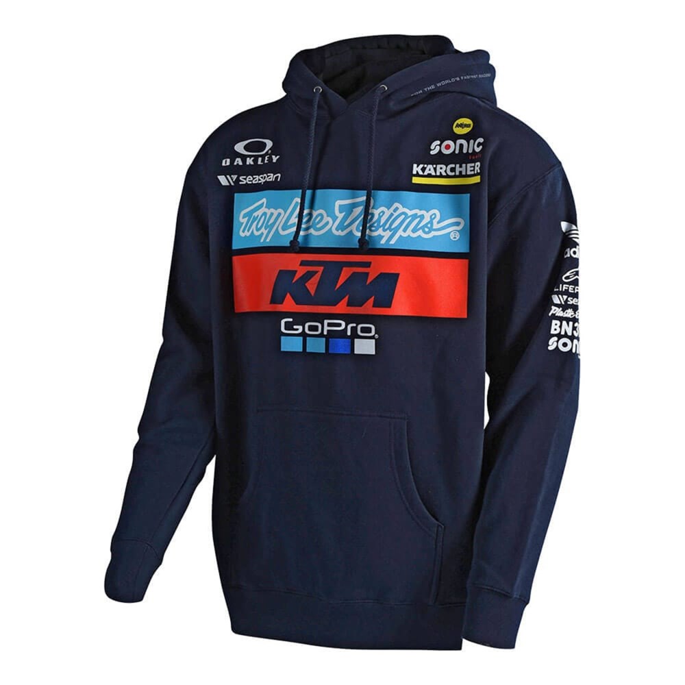 TLD KTM TEAM PULLOVER FLEECE NAVY
