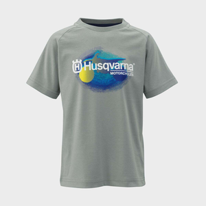 HUSQVARNA KIDS REMOTE TEE - GREY