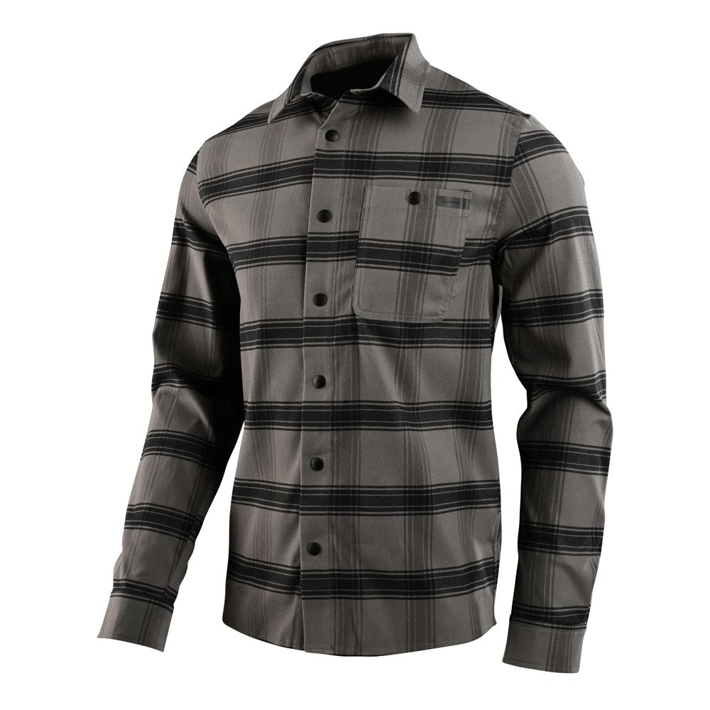 GRIND FLANNEL STRIPE CARBON