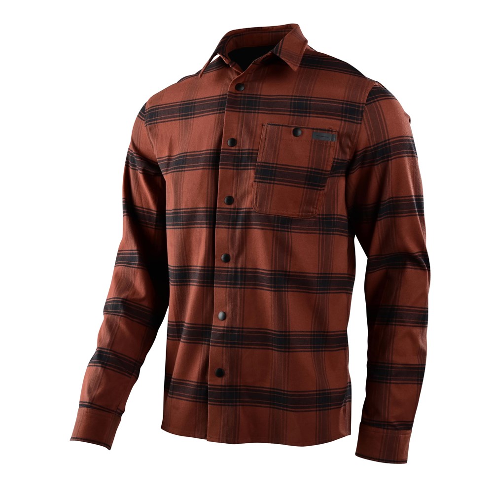 GRIND FLANNEL STRIPE RUSSET