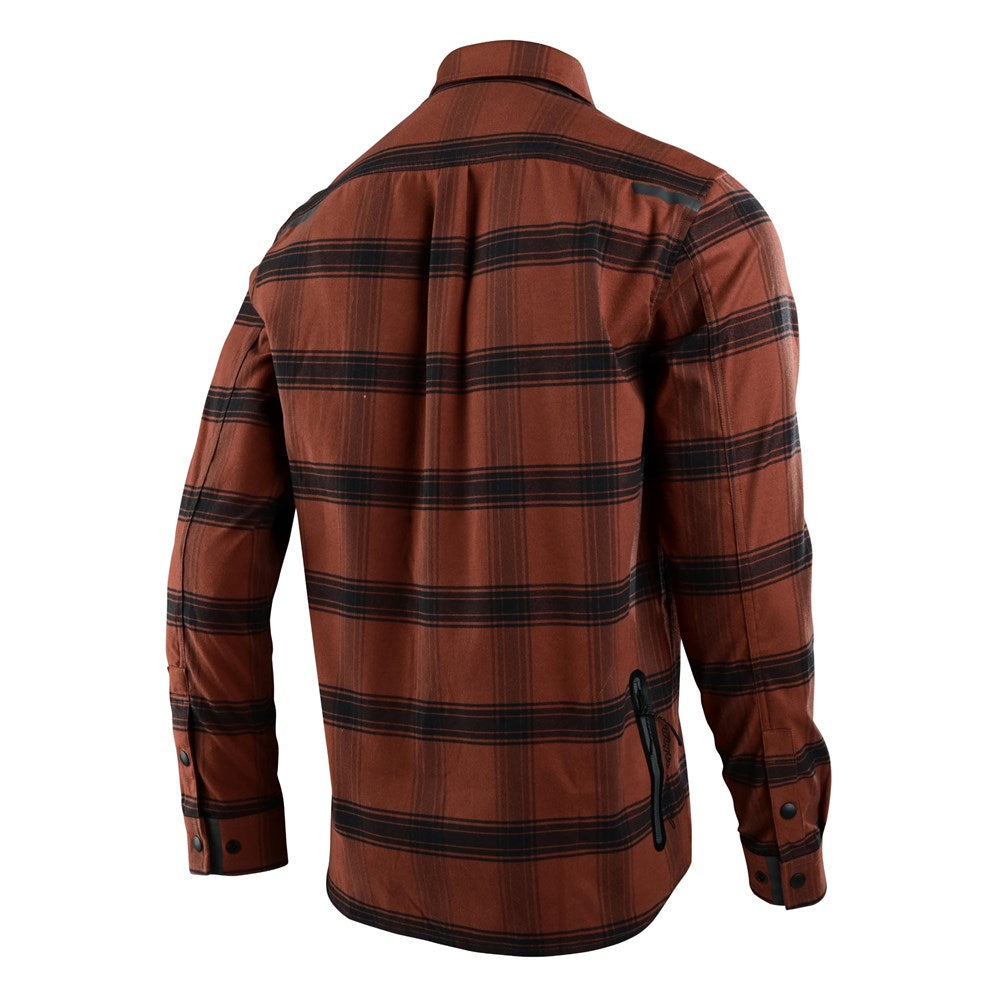 GRIND FLANNEL STRIPE RUSSET