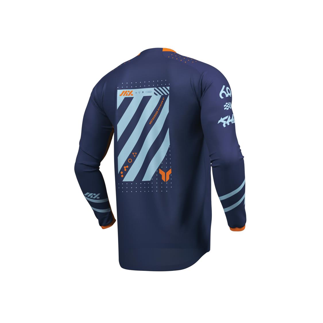 THOR MX YOUTH LAUNCHMODE FUTURA NAVY/ORANGE
