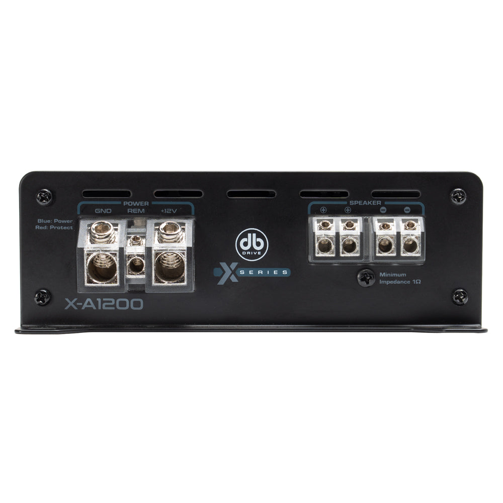 DB DRIVE AMP X-SERIES MONO CLASS D RMS 600W X 1 @ 1OHM / 300W X 1 @ 2OHM