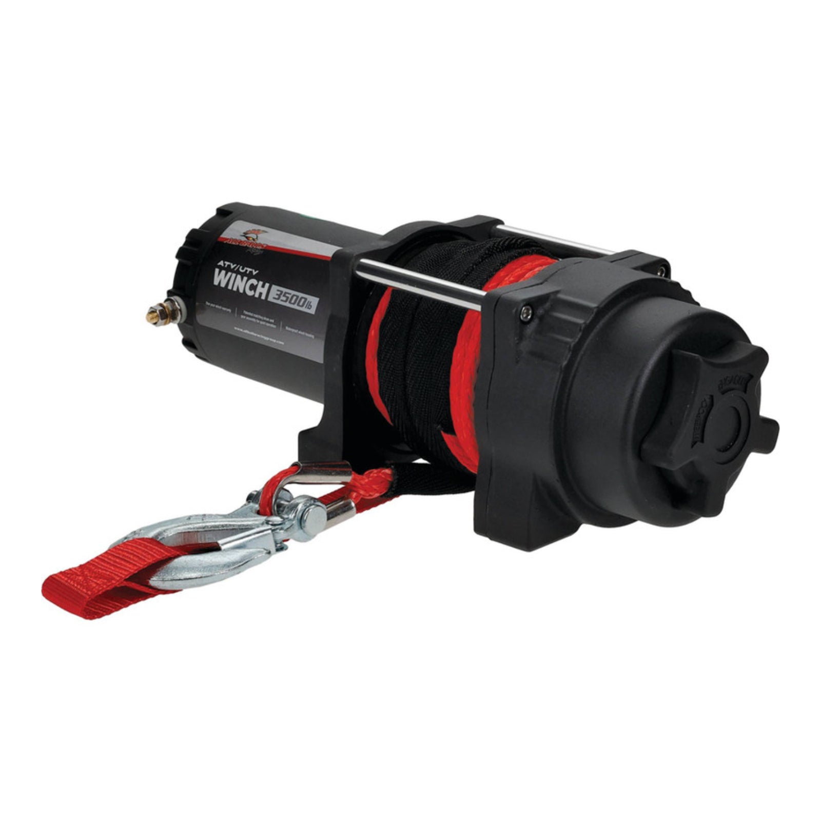 ALL BALLS 4 BOLT WINCH 3500LB with 39FT SYNTHETIC ROPE