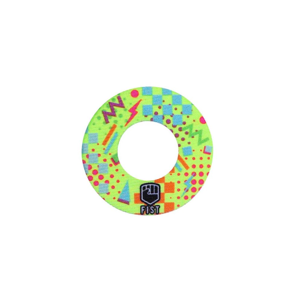 AEROBIX FLURO YELLOW GRIP DONUTS