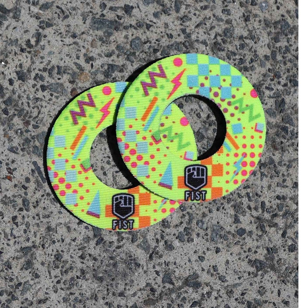 AEROBIX FLURO YELLOW GRIP DONUTS