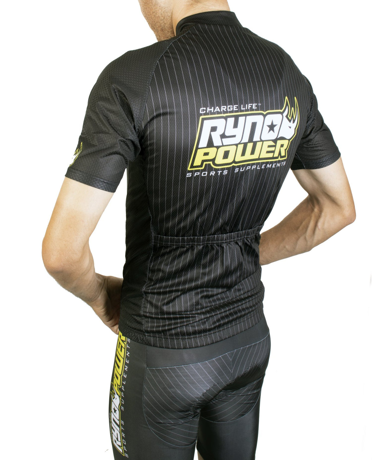 Ryno Power Cycling Kit Sport Black Pinstripe MED