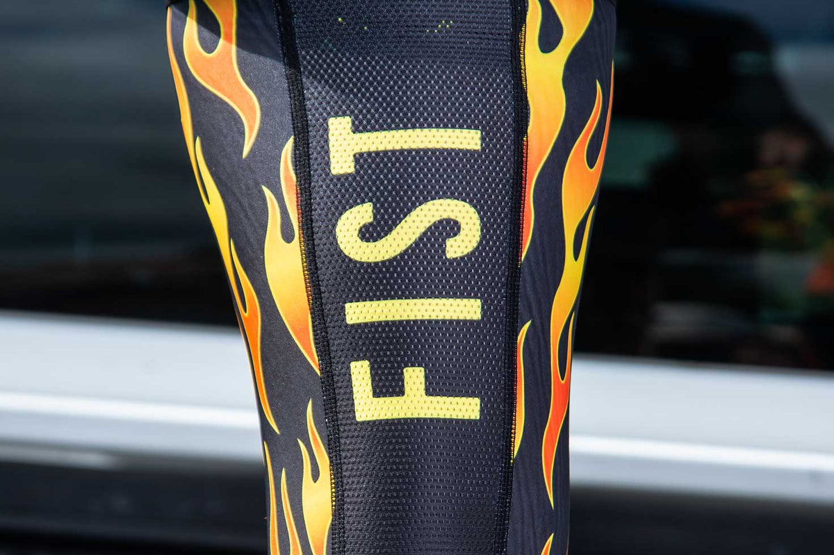 FLAMING HAWT MOTO SOCKS
