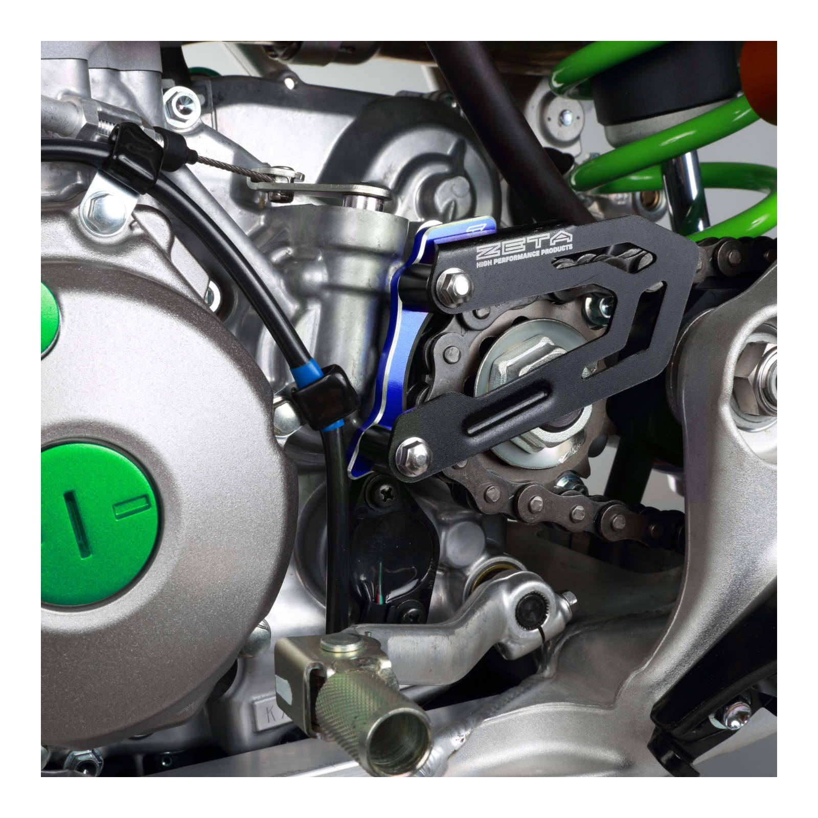 Zeta Case Saver with Cover for KX250/F '17-'20, KX450F '16-'18 - Blue