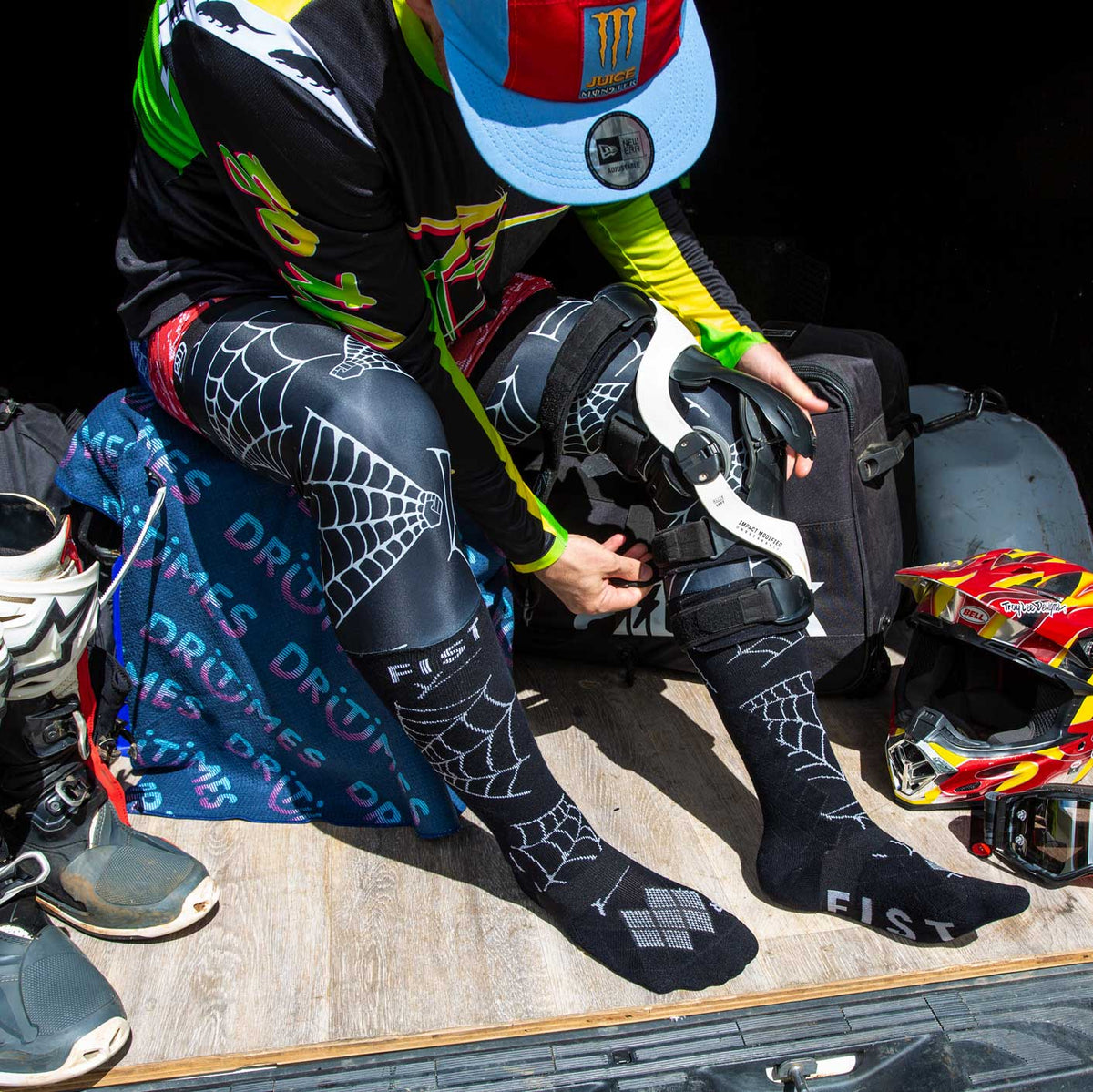 COBWEB MOTO SOCKS