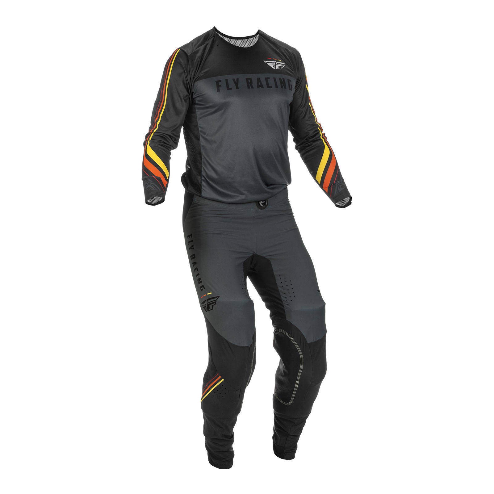 Fly Racing Lite Hydrogen Special Edition Speeder Pant - Metal / Red / Yello