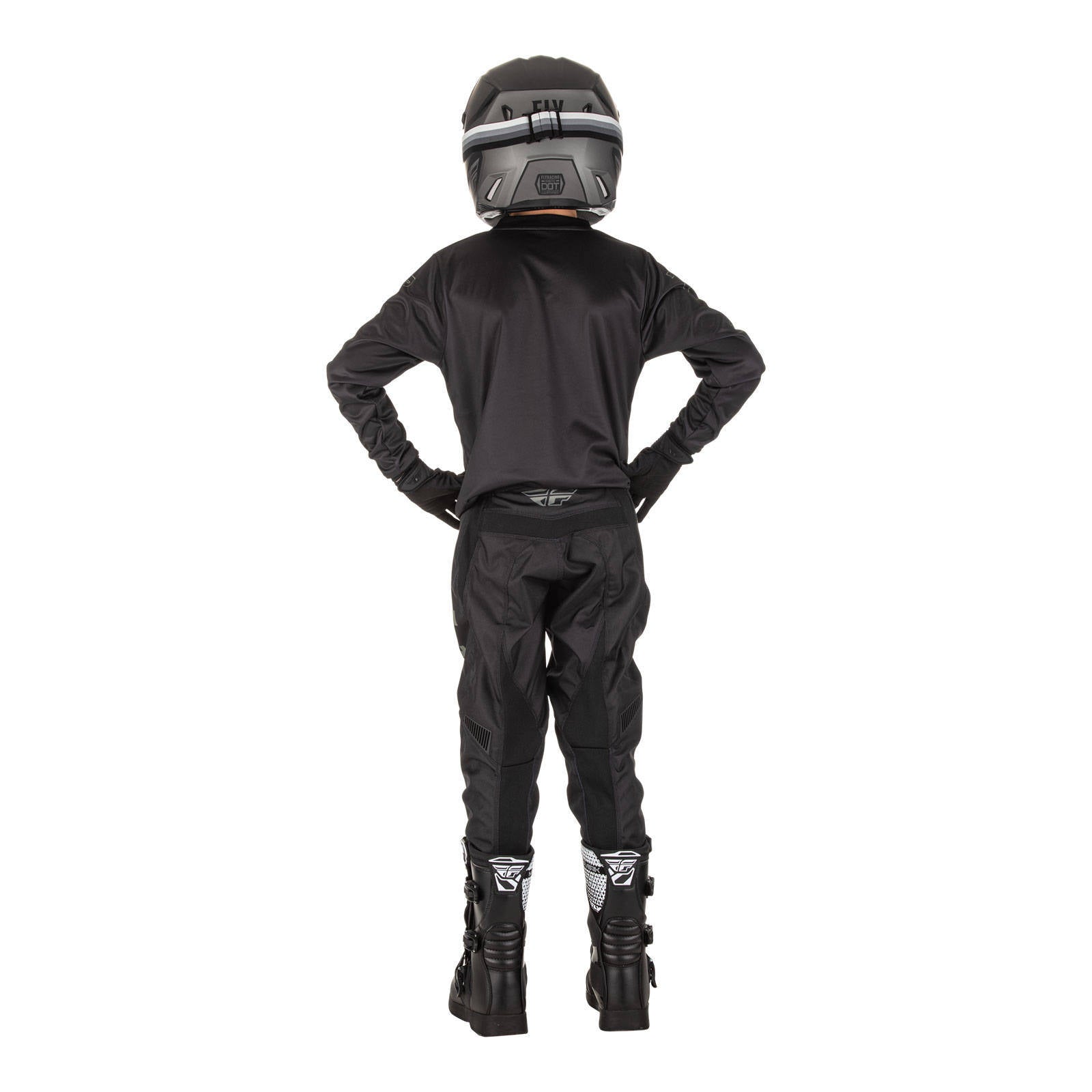 Fly Racing F-16 Youth Pant - Black / Grey