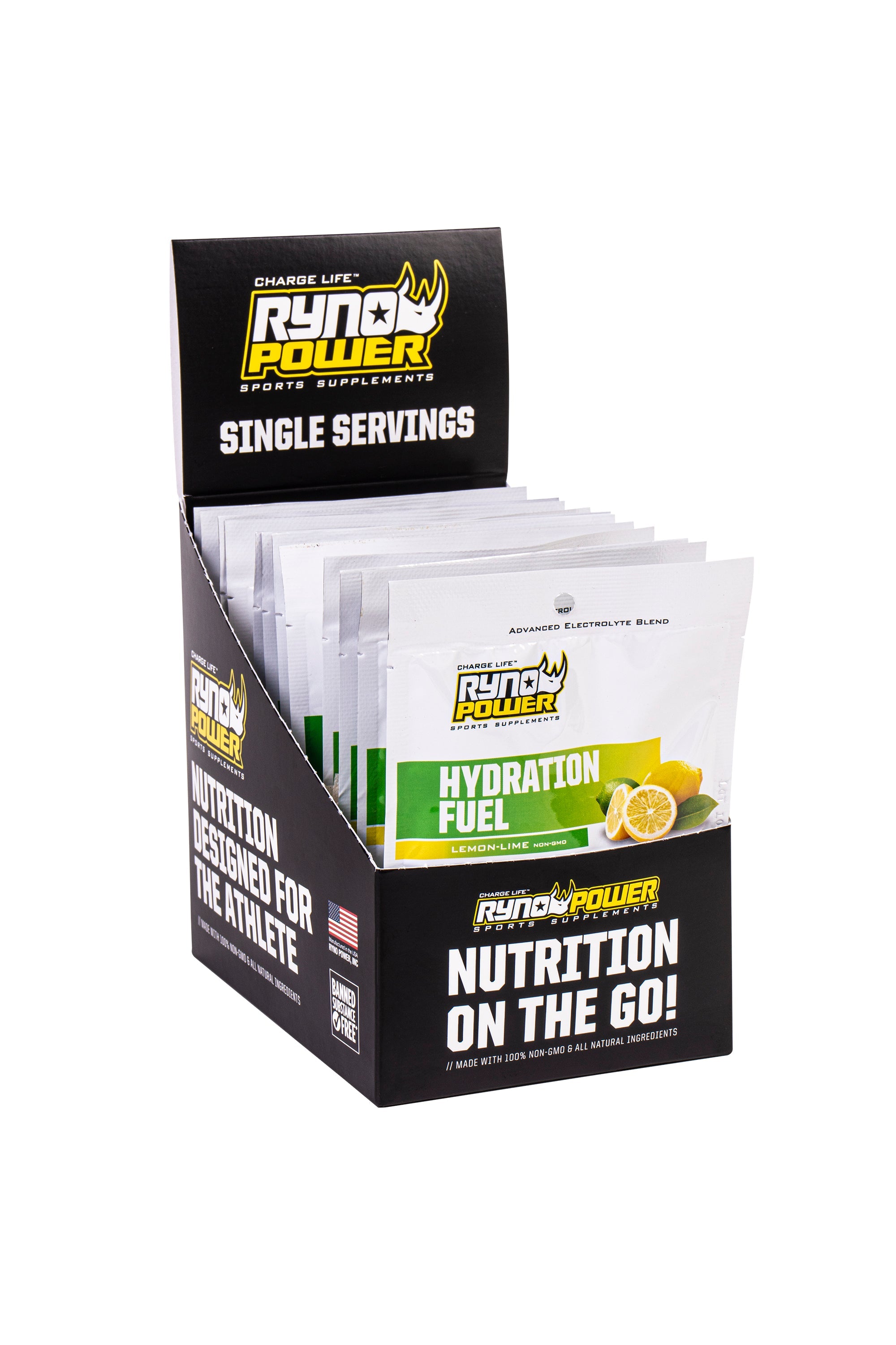 Ryno Power 12pk Lemon Lime Hydration Fuel