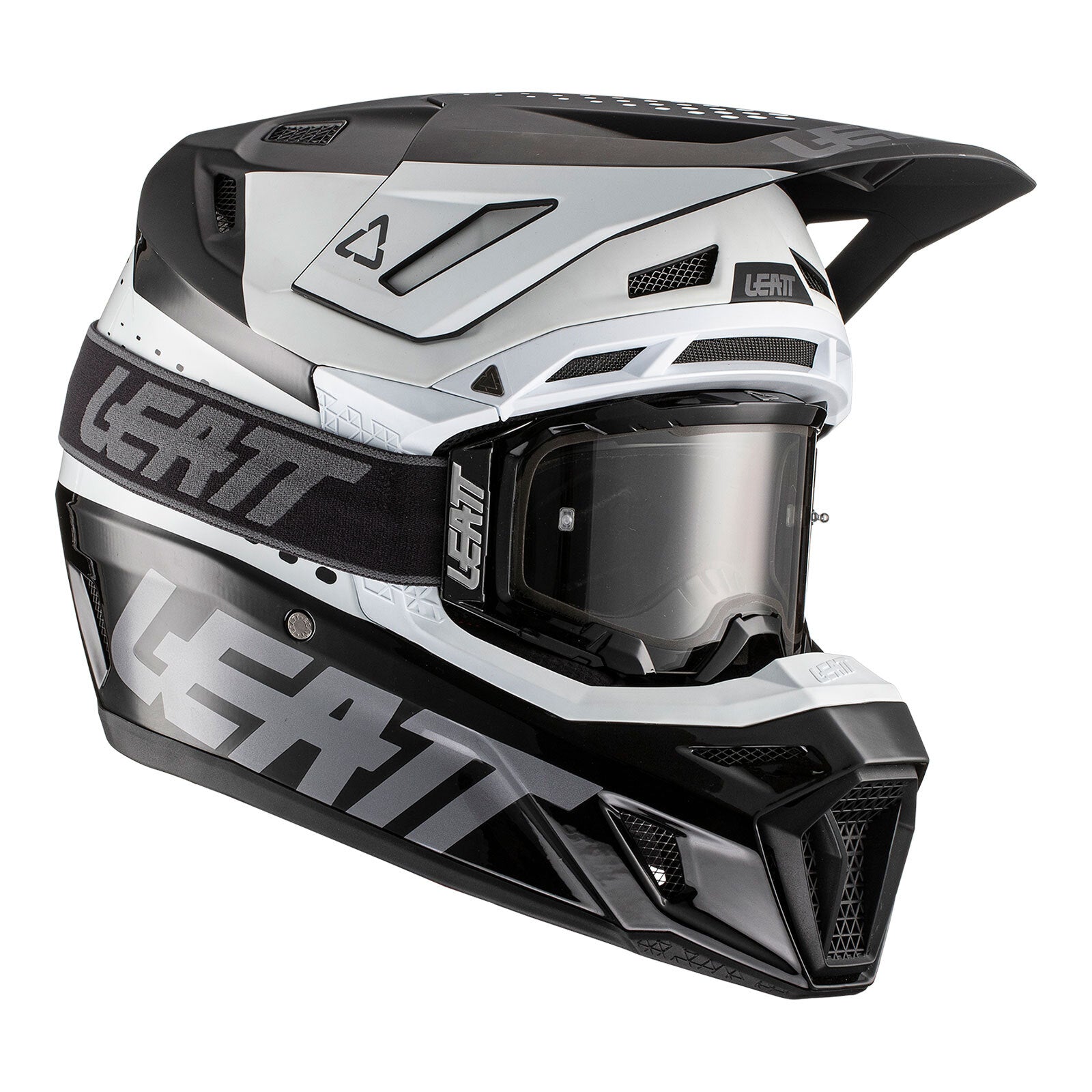Leatt 2022 8.5 Helmet & Goggle Kit - Black / White