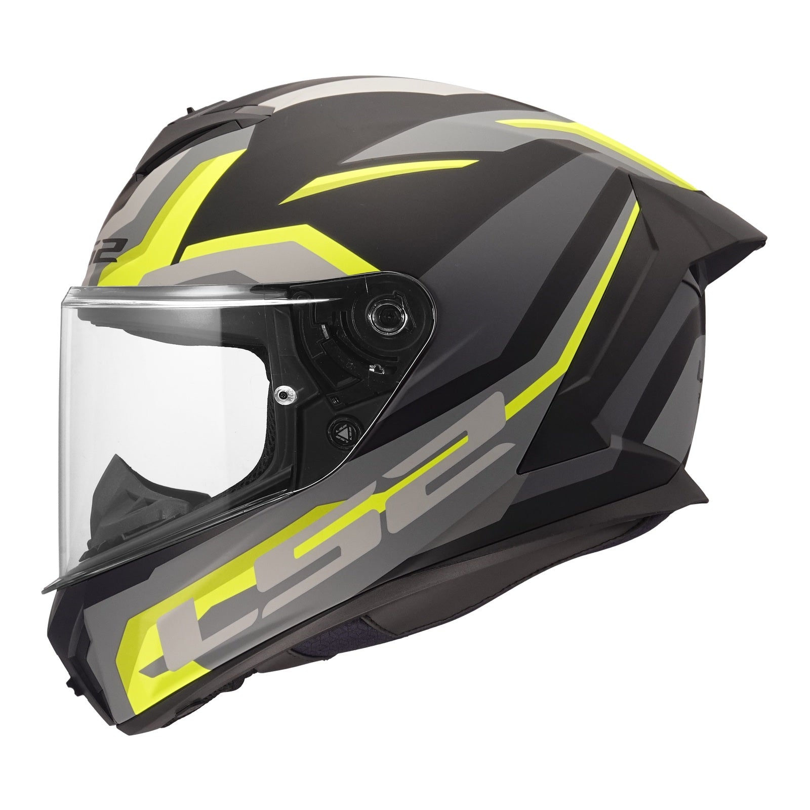 LS2 FF820 Rapid III Hyper Helmet - Black / Hi-Vis Yellow