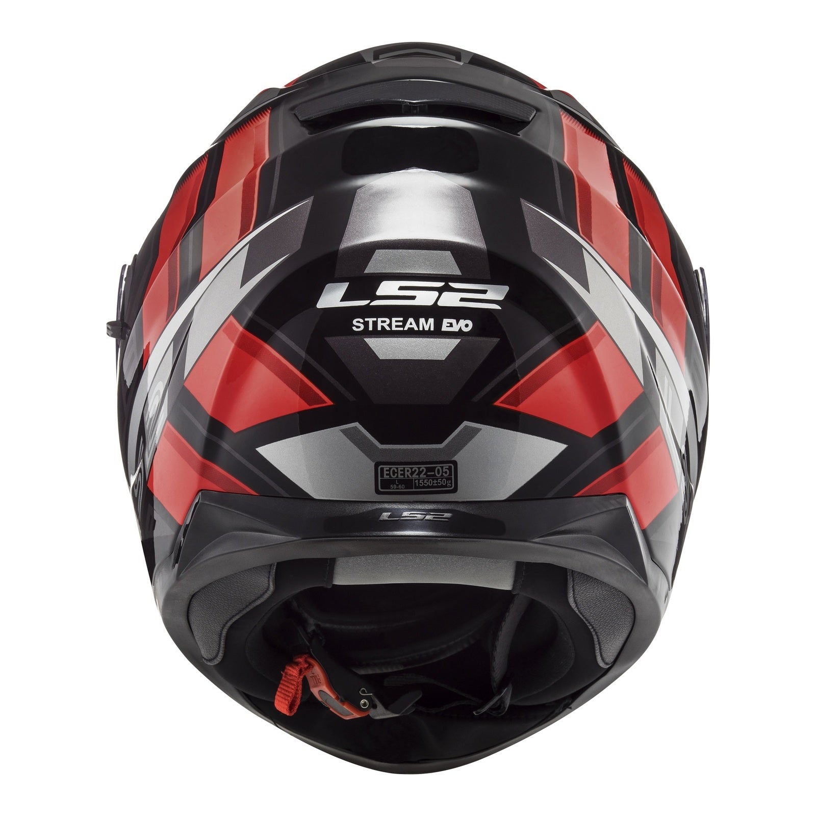 LS2 FF320 Stream Evo Loop Helmet - Black / Red