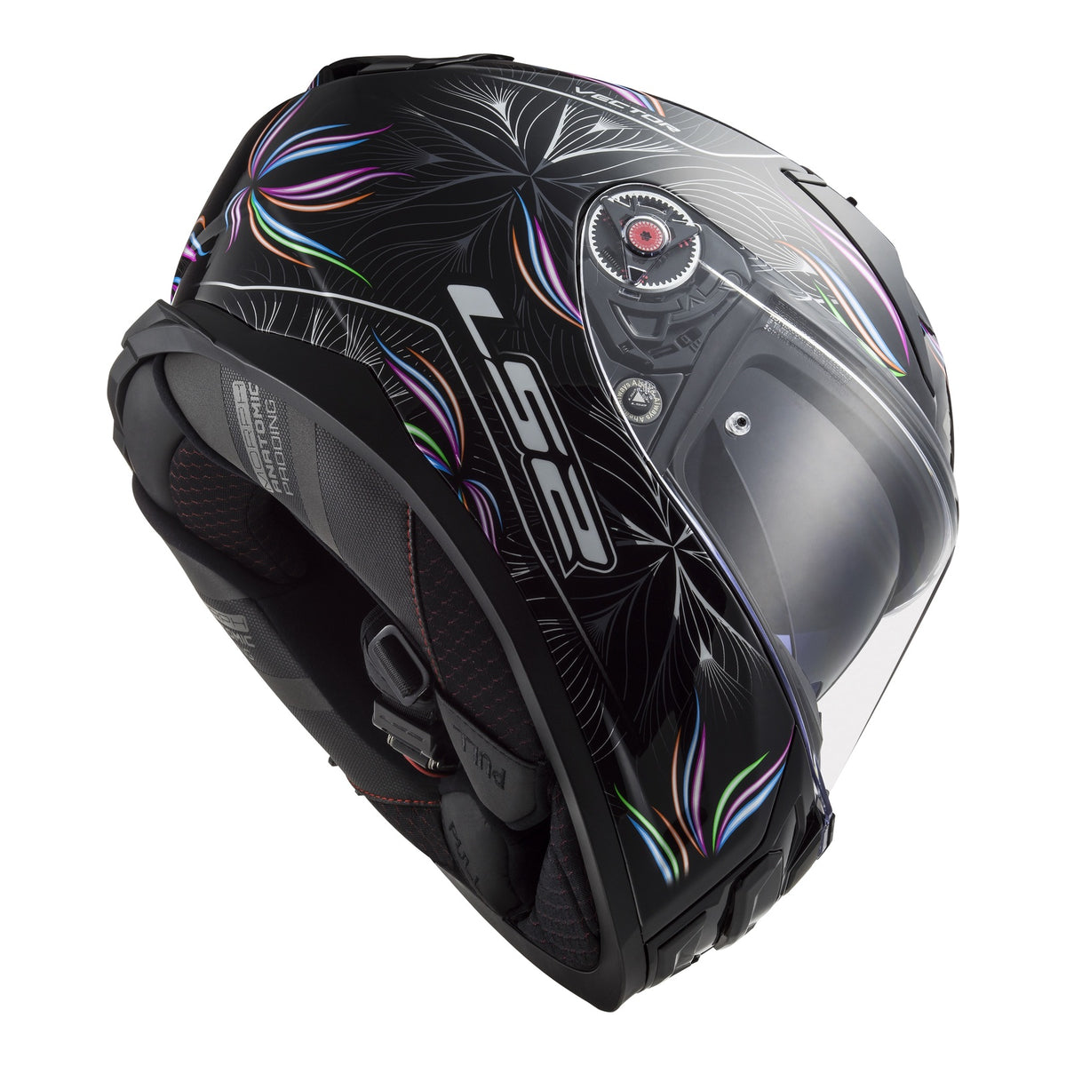 LS2 FF811 Vector II Tropical Helmet - Black / White