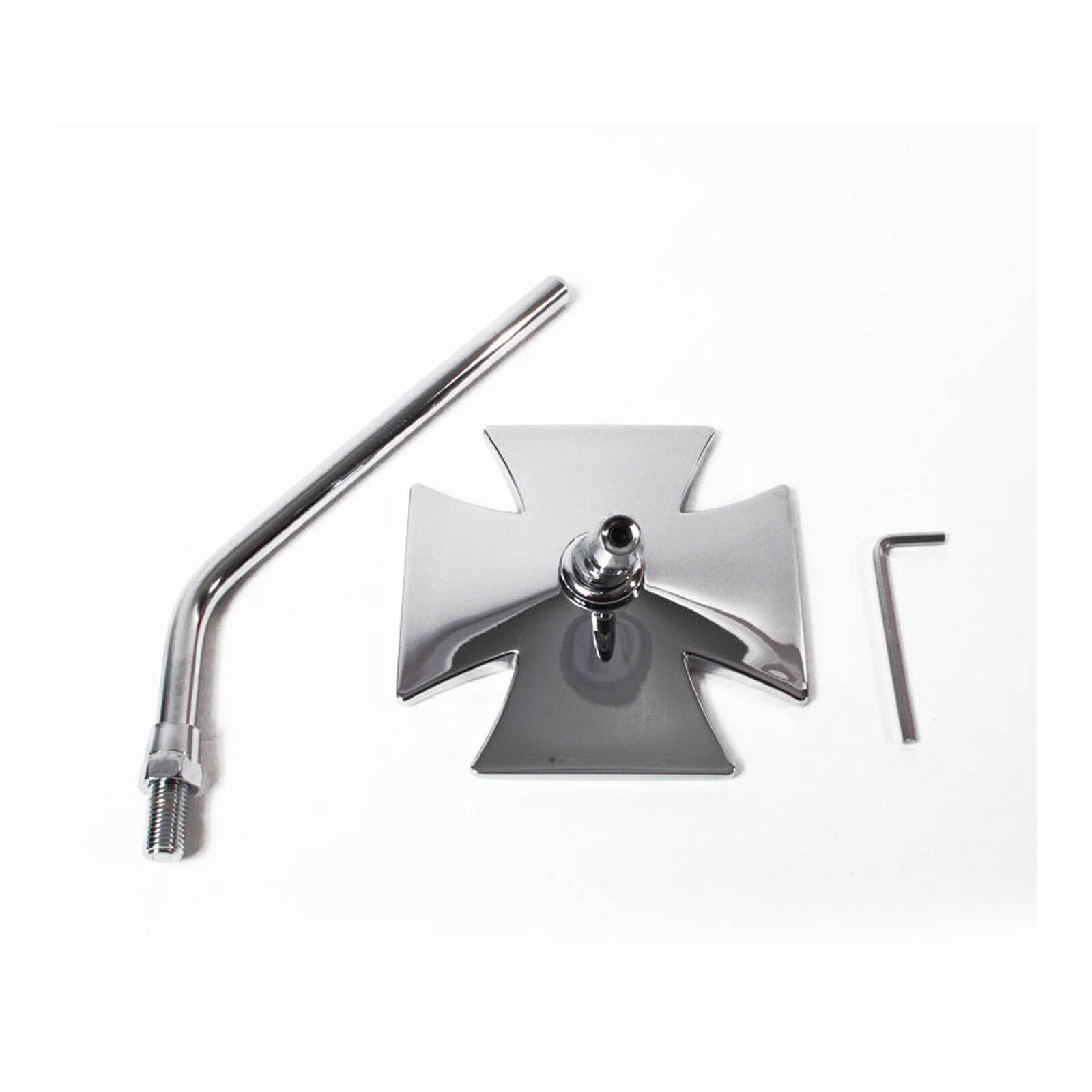 Whites Mirror - Maltese Cross 10mm Fitting