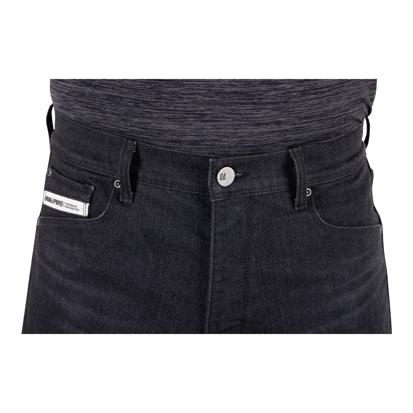 Oxford OA Marshal AAA Straight Men's Jeans - Black (Short)