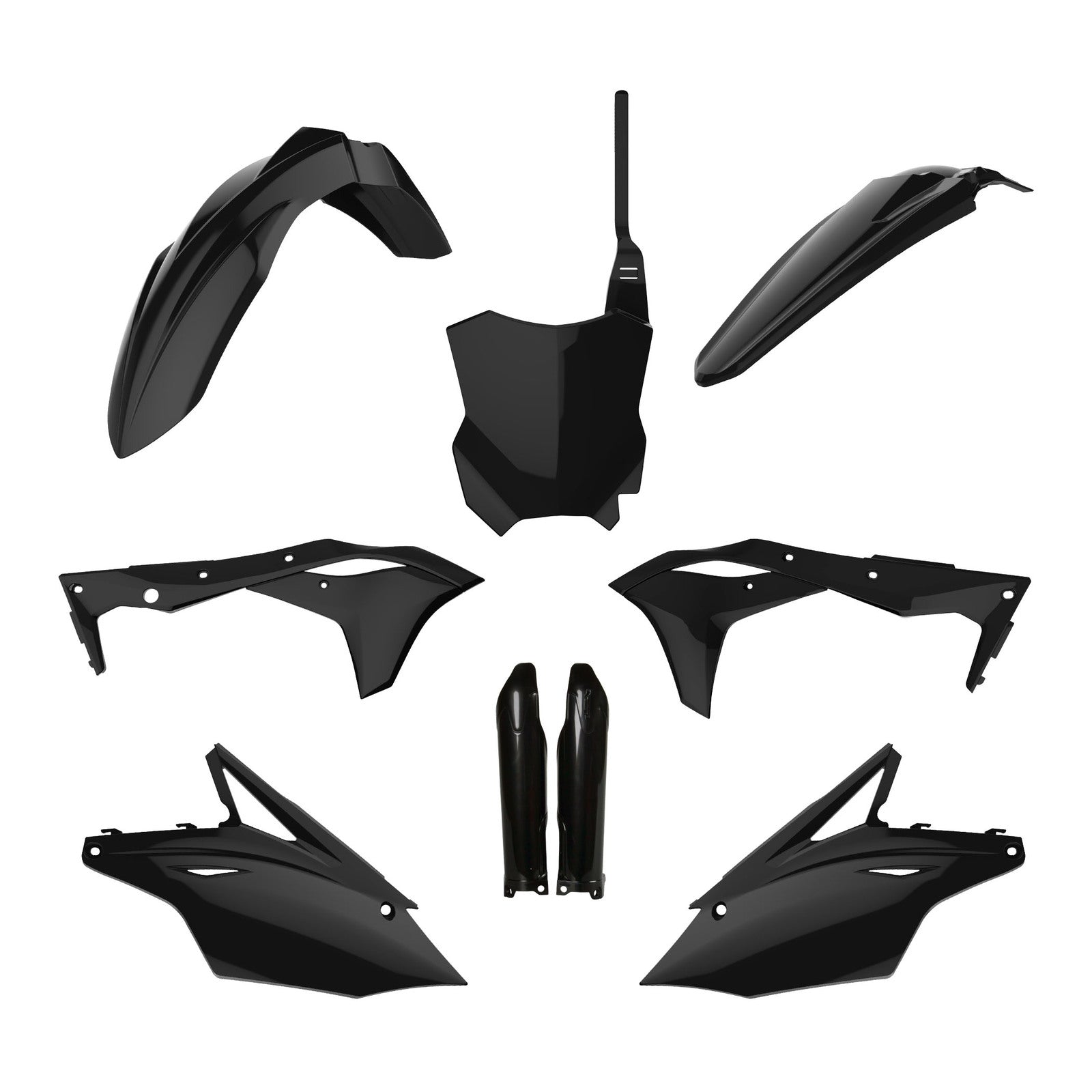 Polisport Full Kit Kawasaki KX250F ('17-'20) - Black