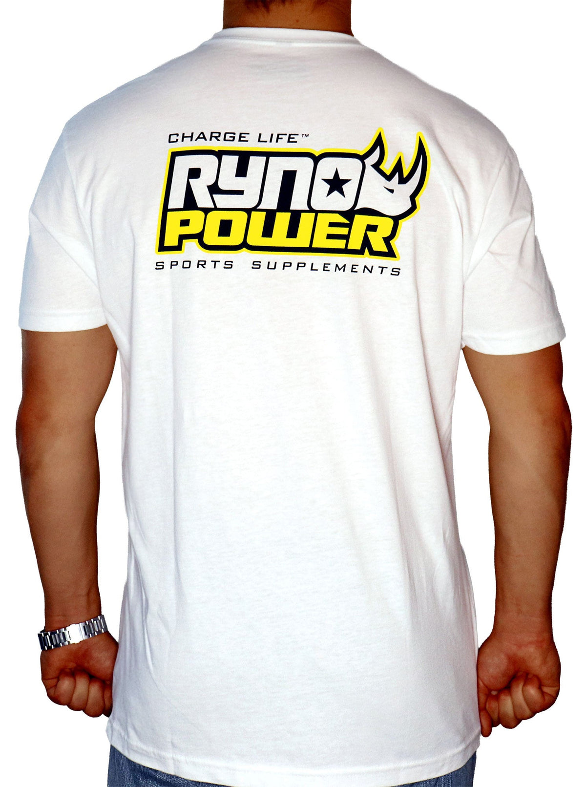 Ryno Power The Jurassic Tee White Xtra Large