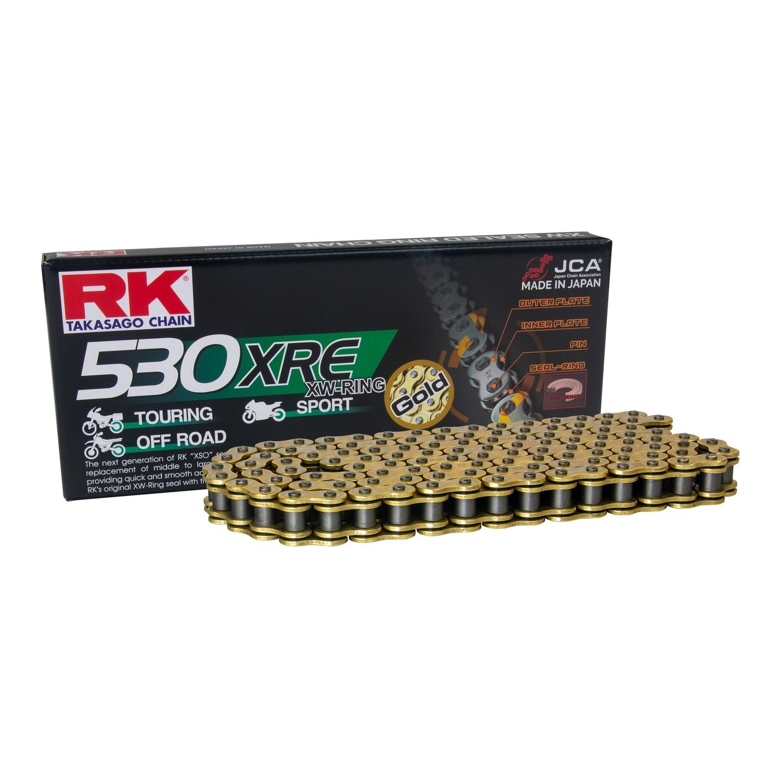 Sprocket Kit Honda CBR954RR '00-'03 Gold (economy) - GB530XRE 16/42