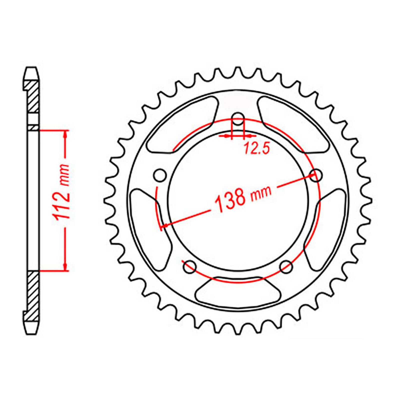 Sprocket Kit Honda VTR1000 Firestorm - 530XRE 16/41