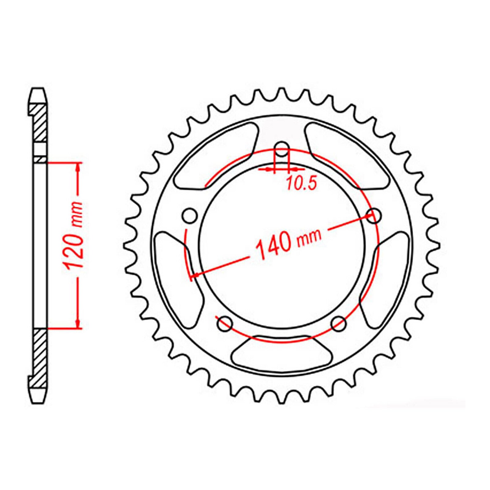 Sprocket Kit Triumph Tiger 1050i '07-'11 - 530ZXW 18/44