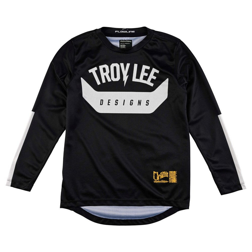 YOUTH LS FLOWLINE JERSEY AIRCORE BLACK