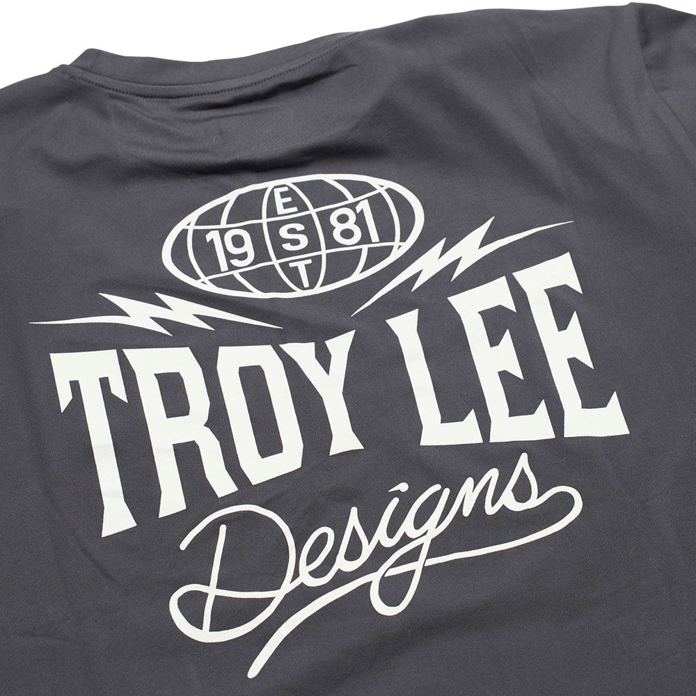 YOUTH RIDE TEE  BOLTS CARBON