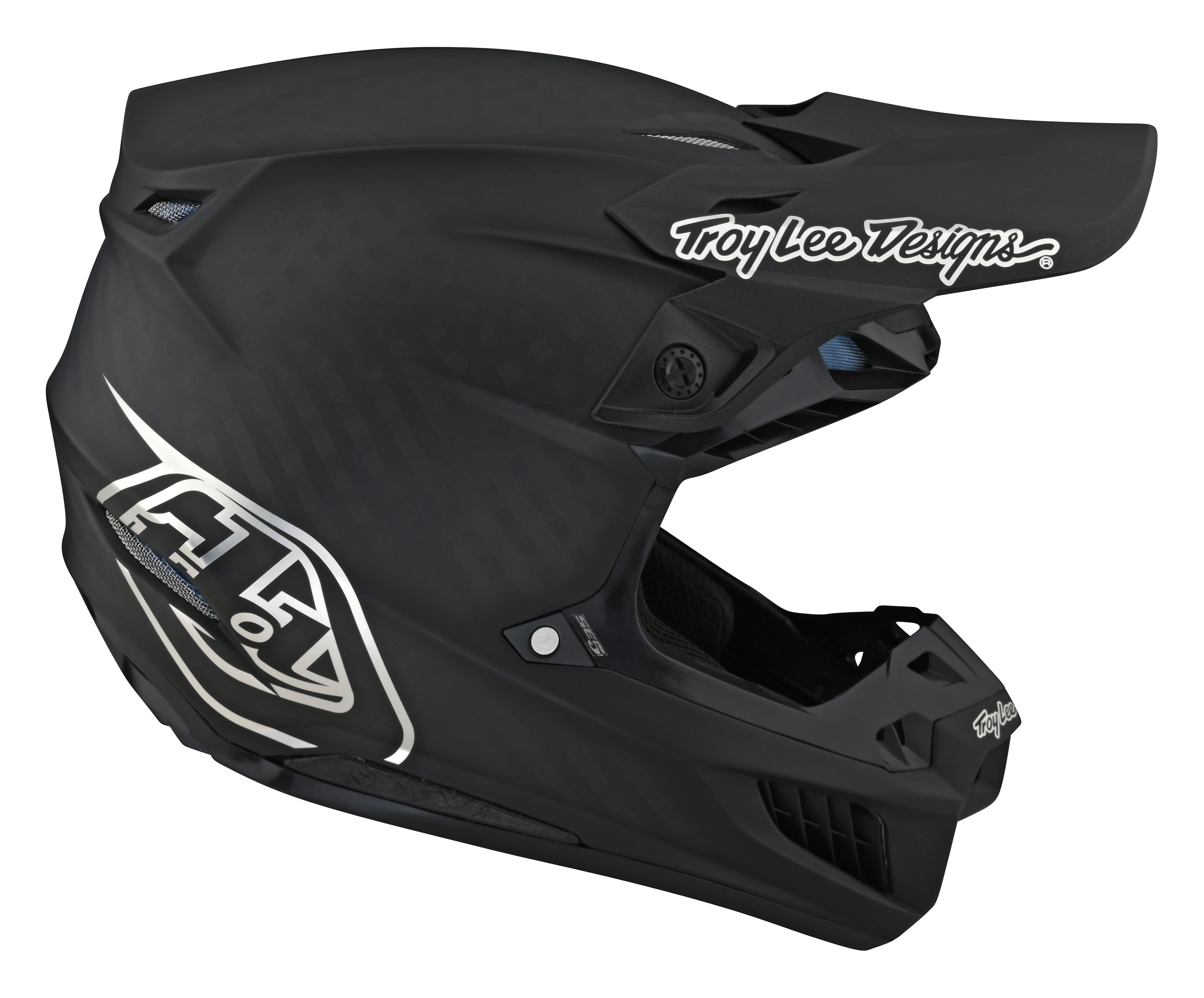 SE5 ECE CARBON HELMET STEALTH BLACK / CHROME